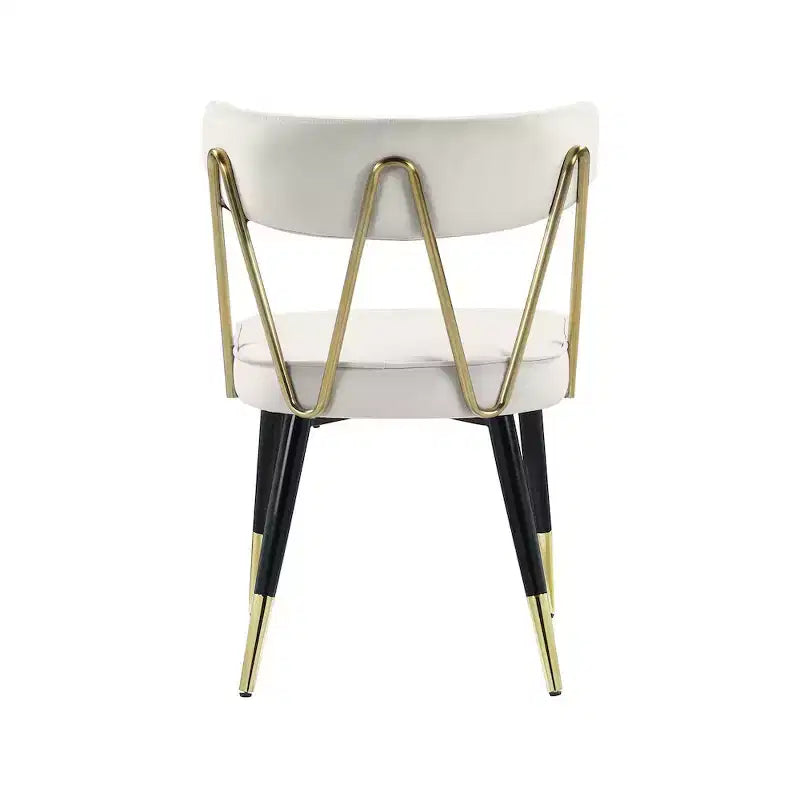 Chaises de salle à manger en velours Rheingold de Meridian Furniture, lot de 2