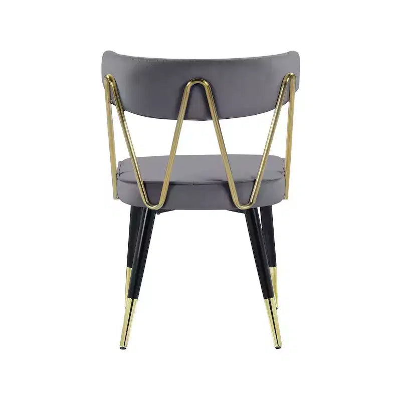 Chaises de salle à manger en velours Rheingold de Meridian Furniture, lot de 2