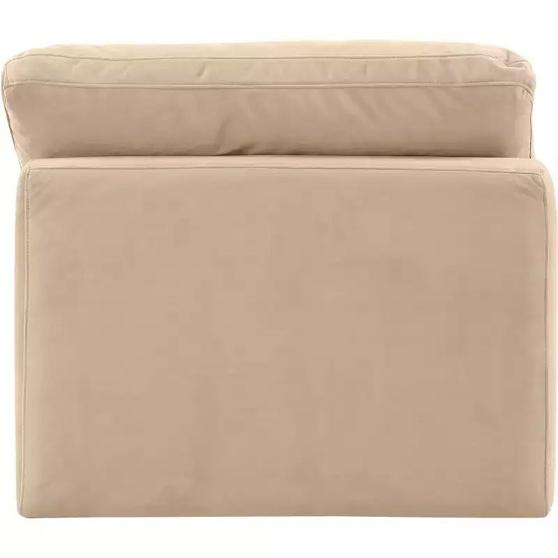 Chaise sans accoudoirs en velours Meridian Furniture Indulge