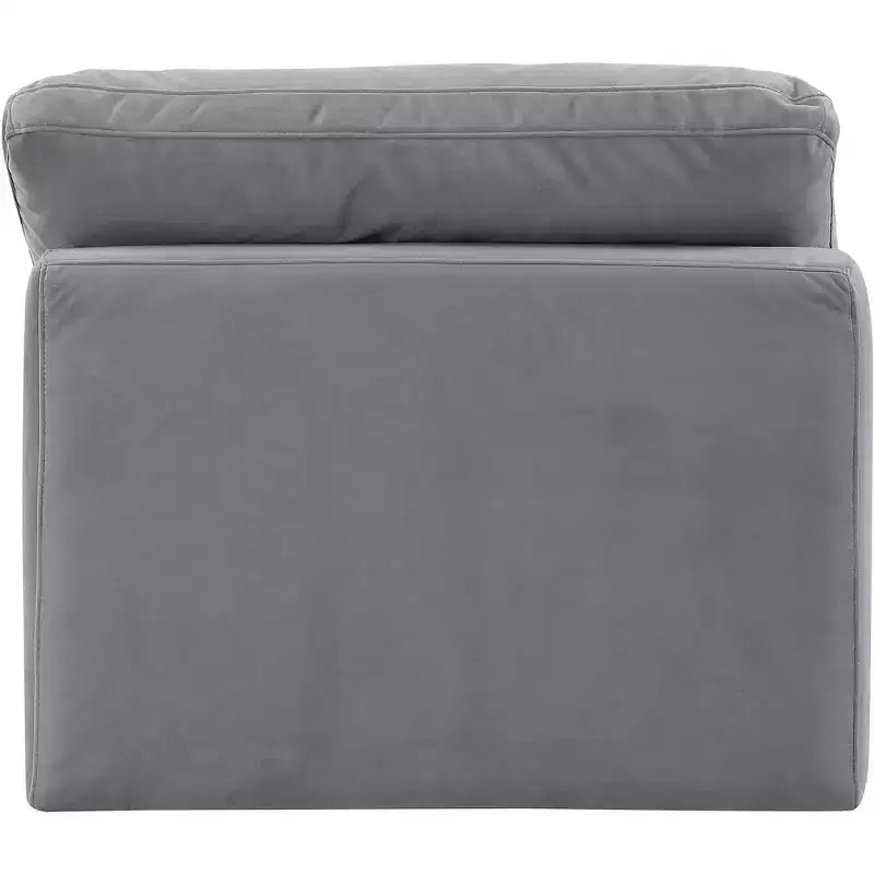 Chaise sans accoudoirs en velours Meridian Furniture Indulge