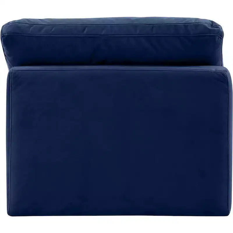 Chaise sans accoudoirs en velours Meridian Furniture Indulge