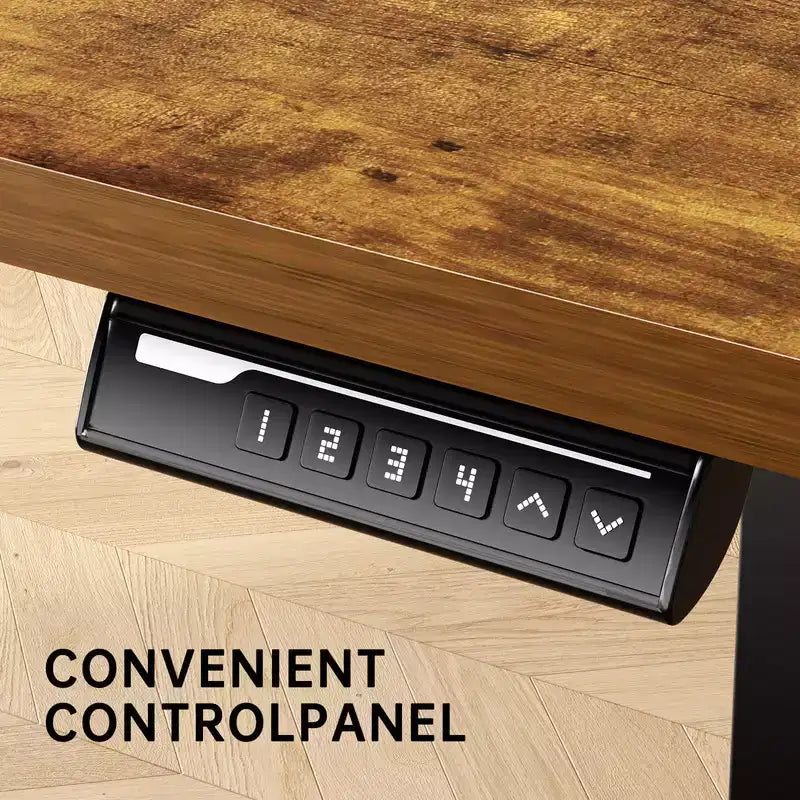 Bureau debout électrique réglable en hauteur ErGear, 160 x 70 cm, grand bureau d'ordinateur de télétravail avec mémoire et plateau en deux parties