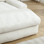 Canapé convertible 2 places en chenille marine / jaune moutarde / blanc / émeraude / gris