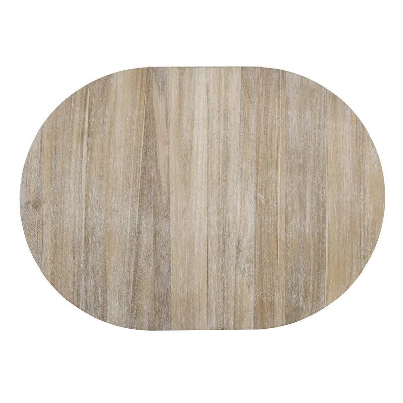 Ensemble de salle à manger extensible 5 pièces en noyer et bois naturel, table ronde à ovale avec 4 chaises rembourrées, 4 à 6 places