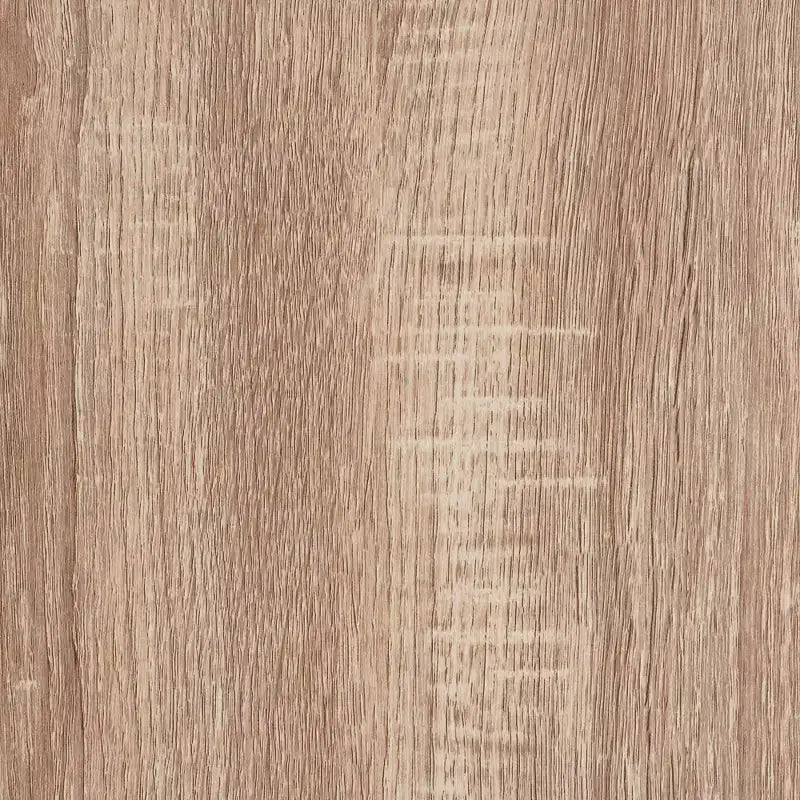 Baxton Studio Asher, Buffet de salle à manger à 2 portes en bois et métal, marron naturel/noir : étagères fixes, cadre en panneaux de particules