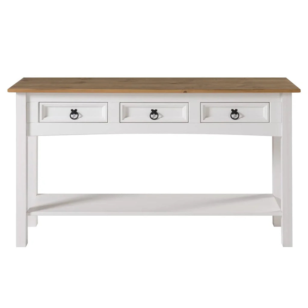 Console de table en bois 3 tiroirs Corona | Furniture Dash - S.O.