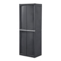 Sterilite Lot de 2 Organiseurs de Rangement à 4 Étagères Réglables pour Garage, Gris - Lot de 2