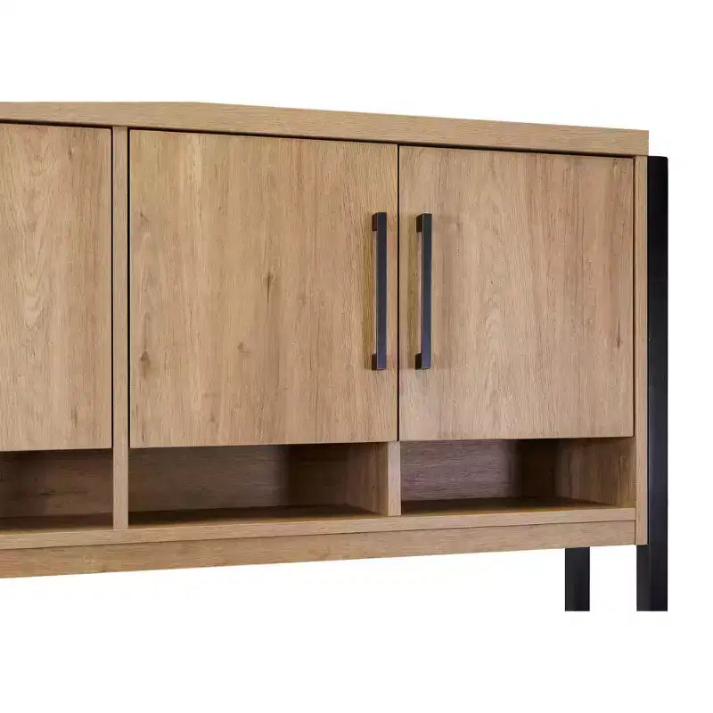 Meuble haut Mason en stratifié bois moderne avec portes en bois - Martin Furniture