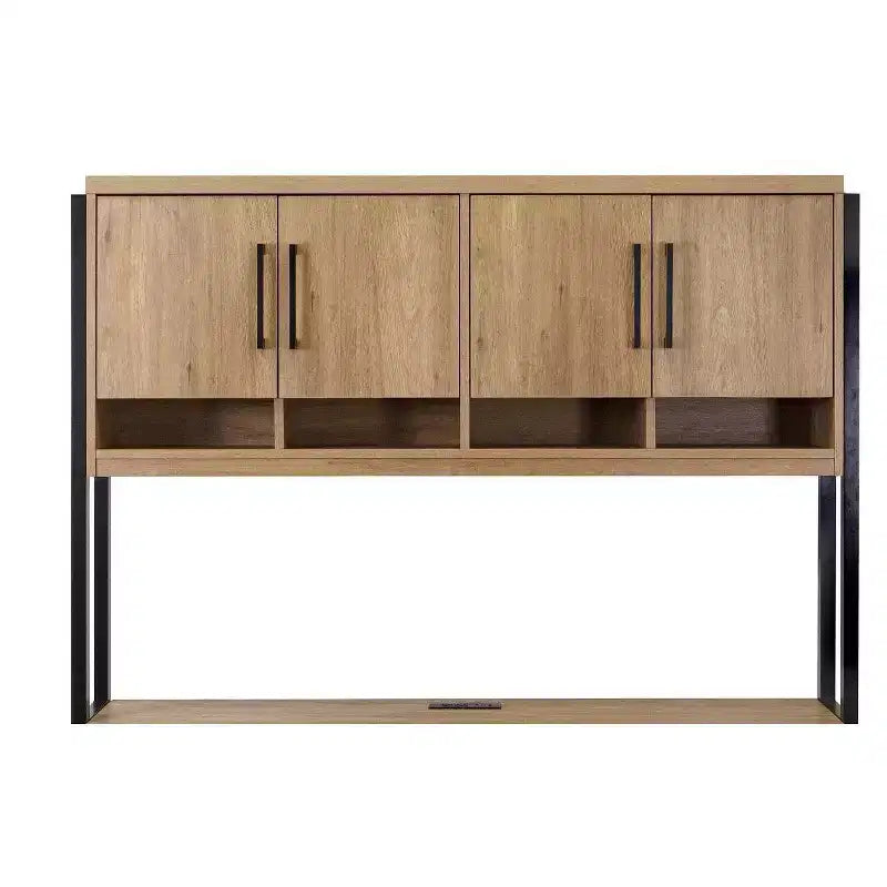 Meuble haut Mason en stratifié bois moderne avec portes en bois - Martin Furniture