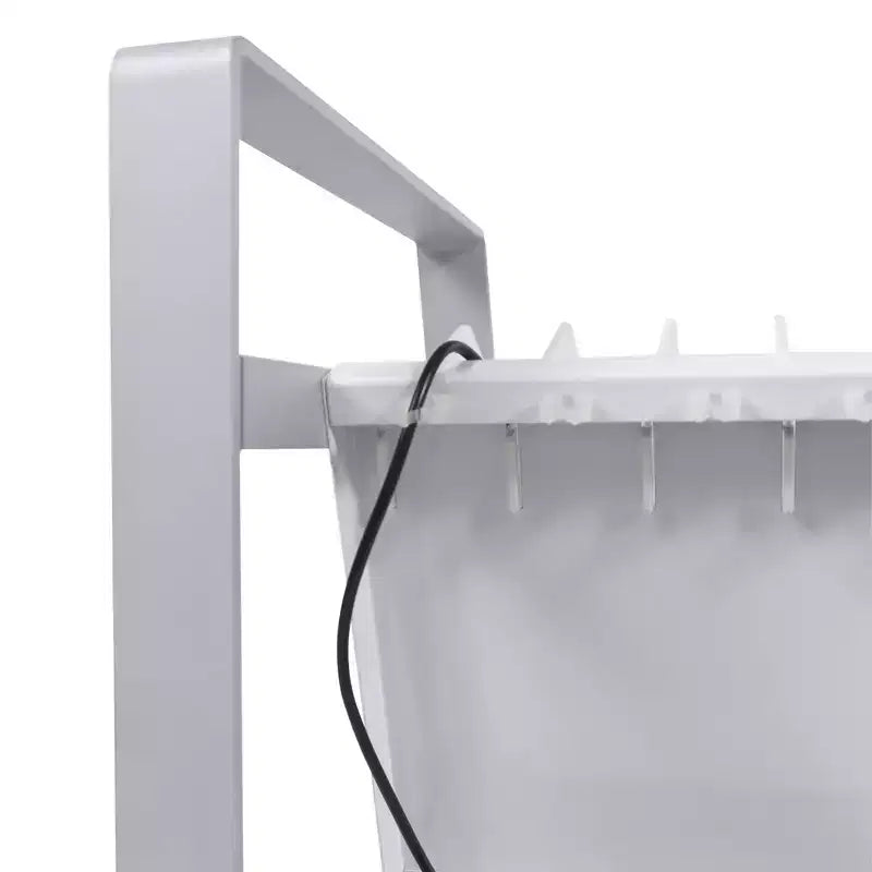 Chariot de recharge ouvert Stand Steady Line Leader pouvant contenir jusqu'à 16 appareils - Blanc