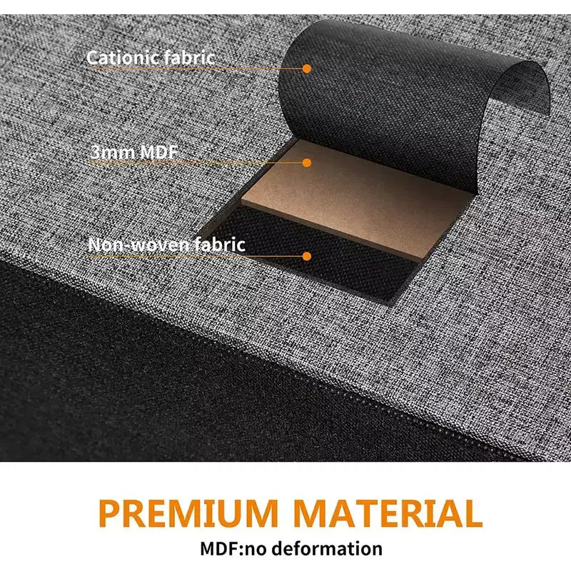 REAHOME Commode de rangement à 6 tiroirs avec cadre en acier, plateau étanche, pieds réglables et fixation murale de sécurité