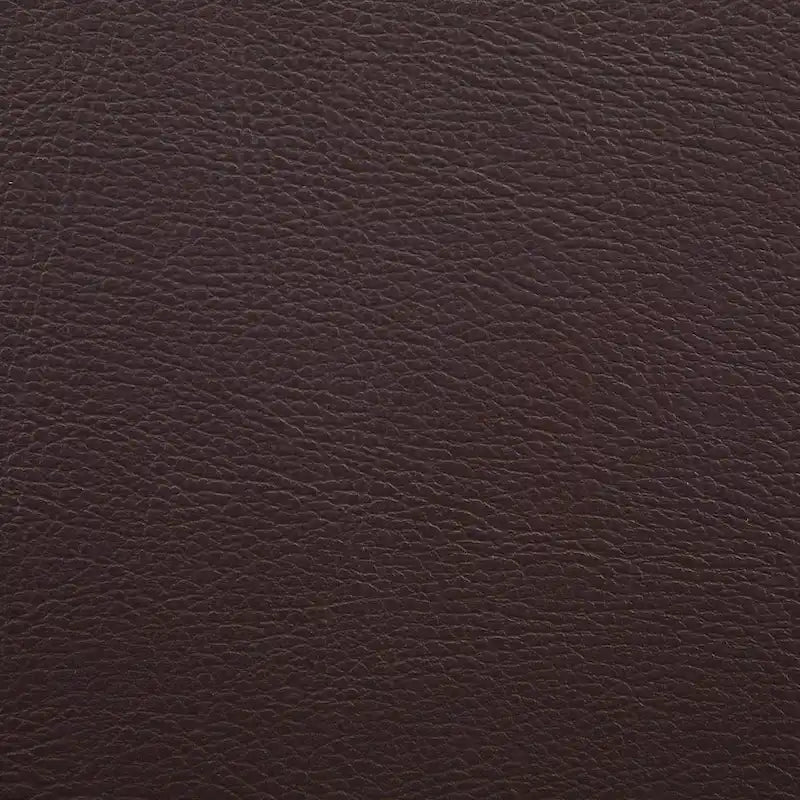 Banc de salle à manger mi-siècle marron/noir — Assise en similicuir, 2 places