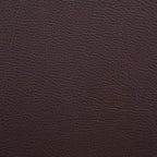 Banc de salle à manger mi-siècle marron/noir — Assise en similicuir, 2 places