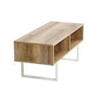 Meuble TV et Table basse rectangulaires avec rangement Coastal Oak / Slate / Black / Ashwood, convient aux téléviseurs jusqu'à 42"