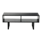 Meuble TV et Table basse rectangulaires avec rangement Coastal Oak / Slate / Black / Ashwood, convient aux téléviseurs jusqu'à 42"