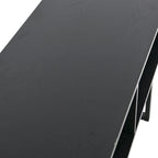 Meuble TV et Table basse rectangulaires avec rangement Coastal Oak / Slate / Black / Ashwood, convient aux téléviseurs jusqu'à 42"