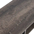 Meuble TV et Table basse rectangulaires avec rangement Coastal Oak / Slate / Black / Ashwood, convient aux téléviseurs jusqu'à 42"