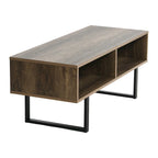 Meuble TV et Table basse rectangulaires avec rangement Coastal Oak / Slate / Black / Ashwood, convient aux téléviseurs jusqu'à 42"