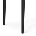 Bureau de style Mid-Century en bois massif 60" Noyer / Blanc / Gris Campagne / Noir