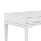 Bureau de style Mid-Century en bois massif 60" Noyer / Blanc / Gris Campagne / Noir