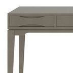 Bureau de style Mid-Century en bois massif 60" Noyer / Blanc / Gris Campagne / Noir