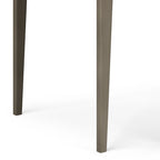 Bureau de style Mid-Century en bois massif 60" Noyer / Blanc / Gris Campagne / Noir