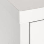 Bureau informatique scandinave Noyer Naturel / Blanc / Orme Clair avec multiprise — 1 Personne