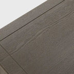 Table d'appoint à 2 tiroirs gris/vert olive — Simple