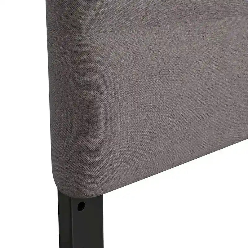 Tête de lit en faux lin capitonné — Bleu / Gris / Taupe / Crème | Simple / Double / Queen / King