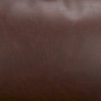 Fauteuil d'appoint individuel de couleur marron foncé/noir, style sling, avec coussin rembourré.