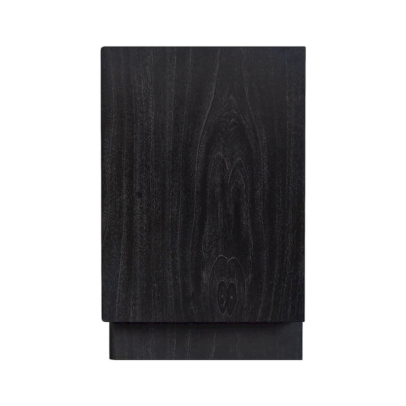 Commode 6 tiroirs – Noir délavé / Noyer brun / Chêne clair