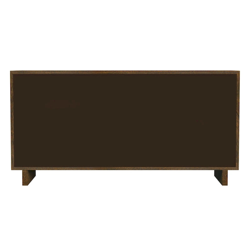 Commode 6 tiroirs – Noir délavé / Noyer brun / Chêne clair
