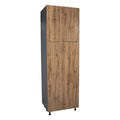 Meuble utilitaire à quatre portes – Brun / Blanc cassé / Blanc / Noir / Gris / Transparent | 36" x 90" x 23 3/8"