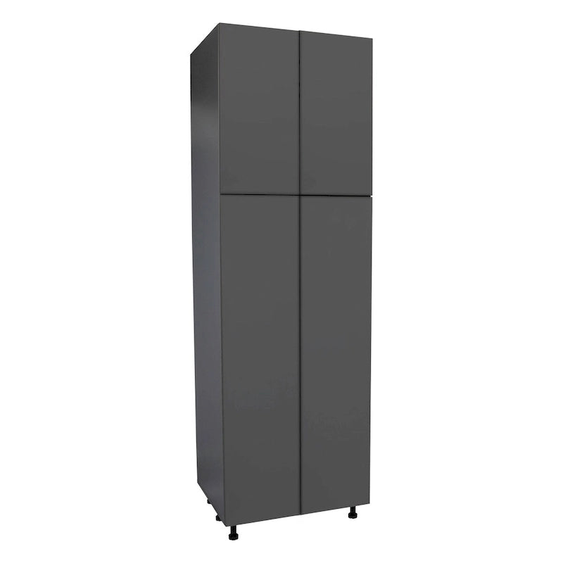 Meuble utilitaire à quatre portes – Brun / Blanc cassé / Blanc / Noir / Gris / Transparent | 36" x 90" x 23 3/8"