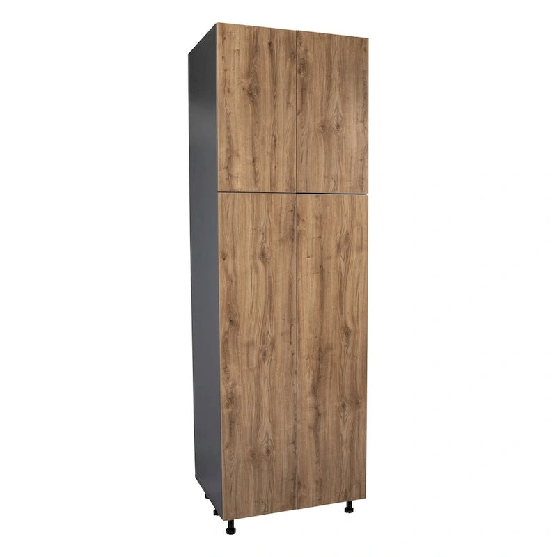 Meuble utilitaire à quatre portes – Brun / Blanc cassé / Blanc / Noir / Gris / Transparent | 36" x 90" x 23 3/8"