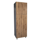 Meuble utilitaire à quatre portes – Brun / Blanc cassé / Blanc / Noir / Gris / Transparent | 36" x 90" x 23 3/8"
