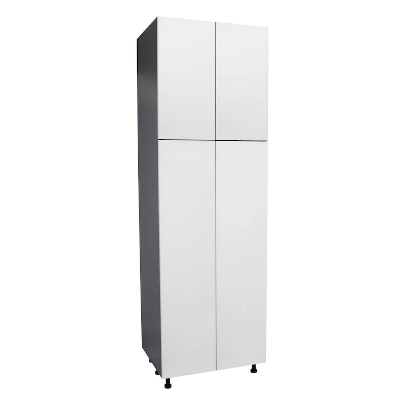 Meuble utilitaire à quatre portes – Brun / Blanc cassé / Blanc / Noir / Gris / Transparent | 36" x 90" x 23 3/8"