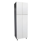 Meuble utilitaire à quatre portes – Brun / Blanc cassé / Blanc / Noir / Gris / Transparent | 36" x 90" x 23 3/8"