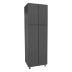 Meuble utilitaire à quatre portes – Brun / Blanc cassé / Blanc / Noir / Gris / Transparent | 36" x 90" x 23 3/8"