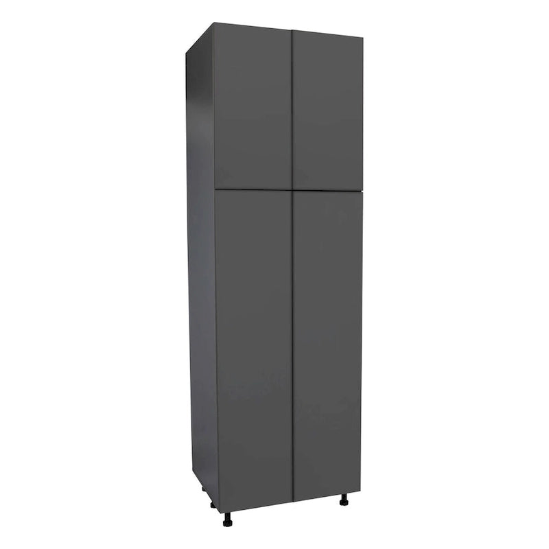 Meuble utilitaire à quatre portes – Brun / Blanc cassé / Blanc / Noir / Gris / Transparent | 36" x 90" x 23 3/8"
