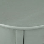 Meuble d'appoint gris en bois avec tiroir et porte, 1 personne