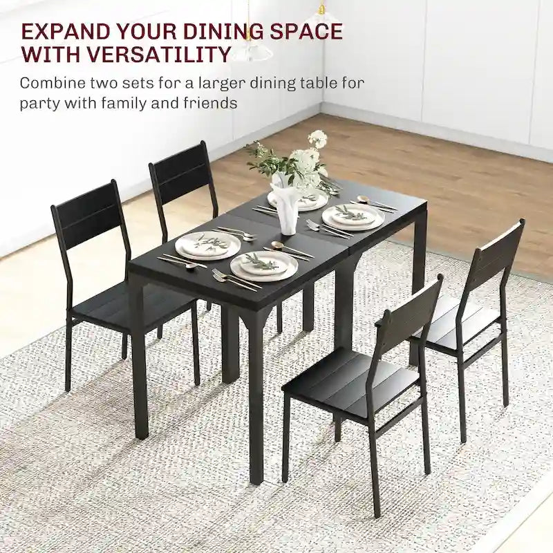 Ensemble de table à manger 3 pièces pour 2 personnes, hauteur comptoir, marron rustique