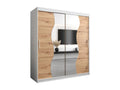 Armoire - Argent/Blanc/Marron